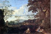 Nicolas Poussin Paysage avec une femme se lavant les pieds oil painting picture wholesale